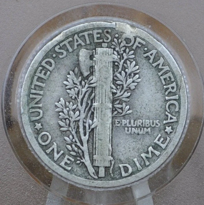 1916 Mercury Silver Dime - Choose by Grade / Condition - Philadelphia Mint - 1916 P Winged Liberty Head Silver Dime Mercury 1916P - Image 8