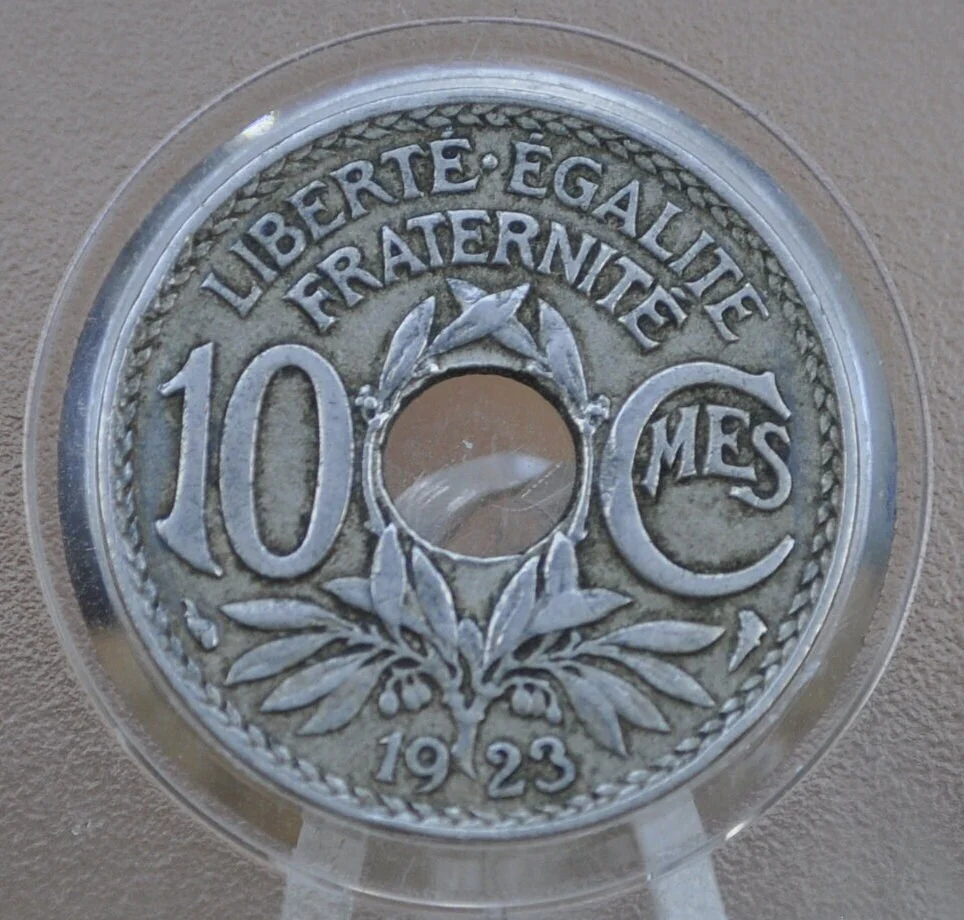 1917-1941 France 10 Centimes Coins - Choose by Date - Ten Centimes French 1910s, 1920s, 1930s, 1941 10 Cent France 10 Cent - Image 4