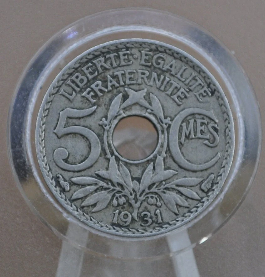 1917-1941 France 5 Centimes Coins - Choose by Date - Five Centimes French 1910s, 1920s, 1930s 5 Cent France 10 Cent - Image 3