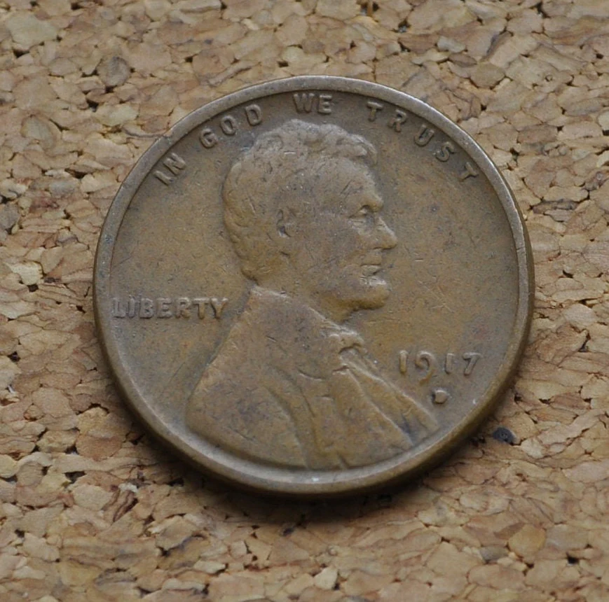 1917-D Wheat Penny - Choose by Grade - Denver Mint  - World War I Era Coin - 1917 D Wheat Cent - Good Date and Mint - Image 4