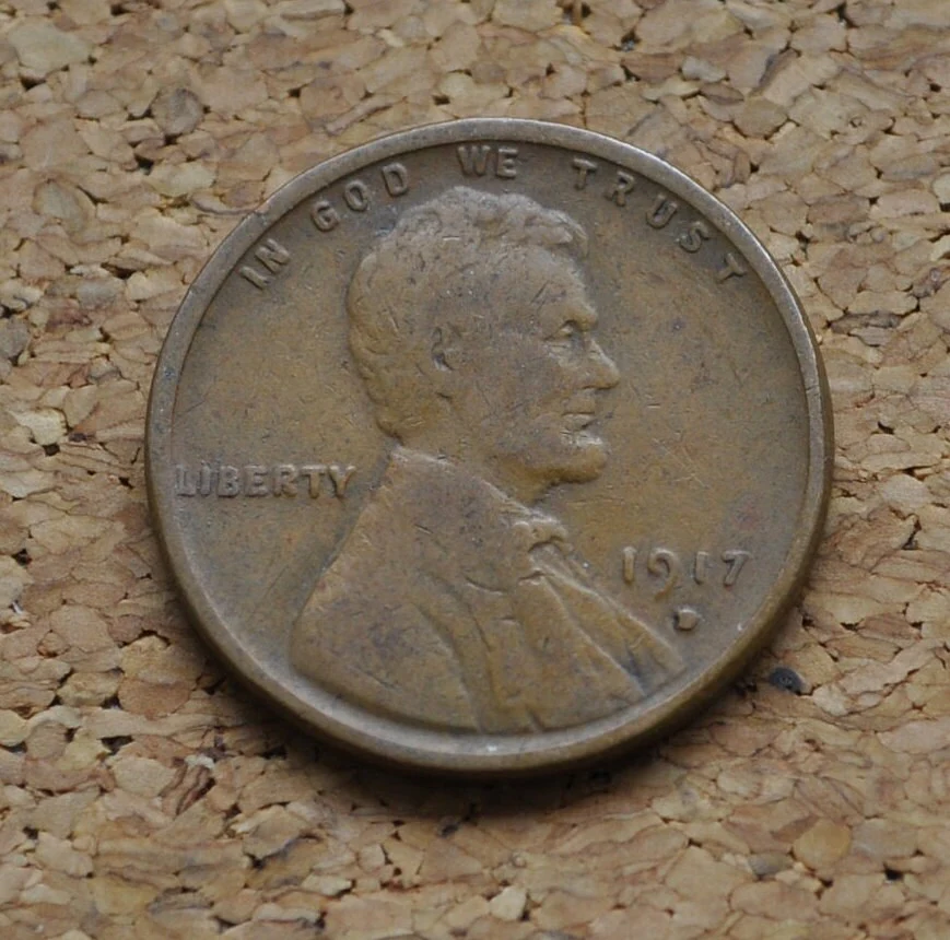 1917-D Wheat Penny - Choose by Grade - Denver Mint  - World War I Era Coin - 1917 D Wheat Cent - Good Date and Mint - Image 4