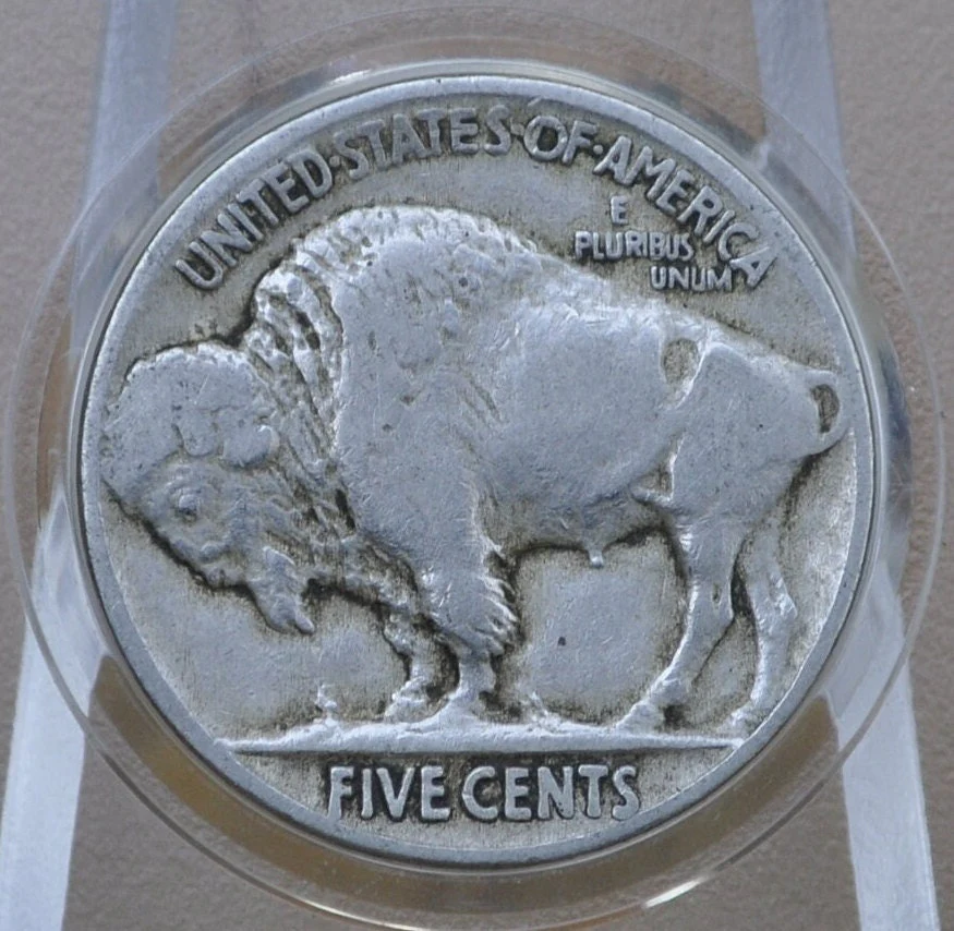 1919 Buffalo Nickel - Choose by Grade - Philadelphia Mint - Clear Date - 1919P / 1919-P Indian Head Nickel - Image 4