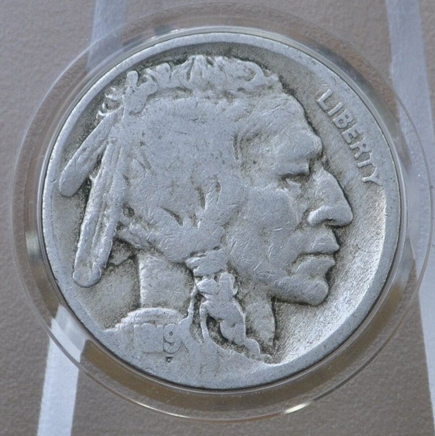 1919 Buffalo Nickel - Choose by Grade - Philadelphia Mint - Clear Date - 1919P / 1919-P Indian Head Nickel - Image 6