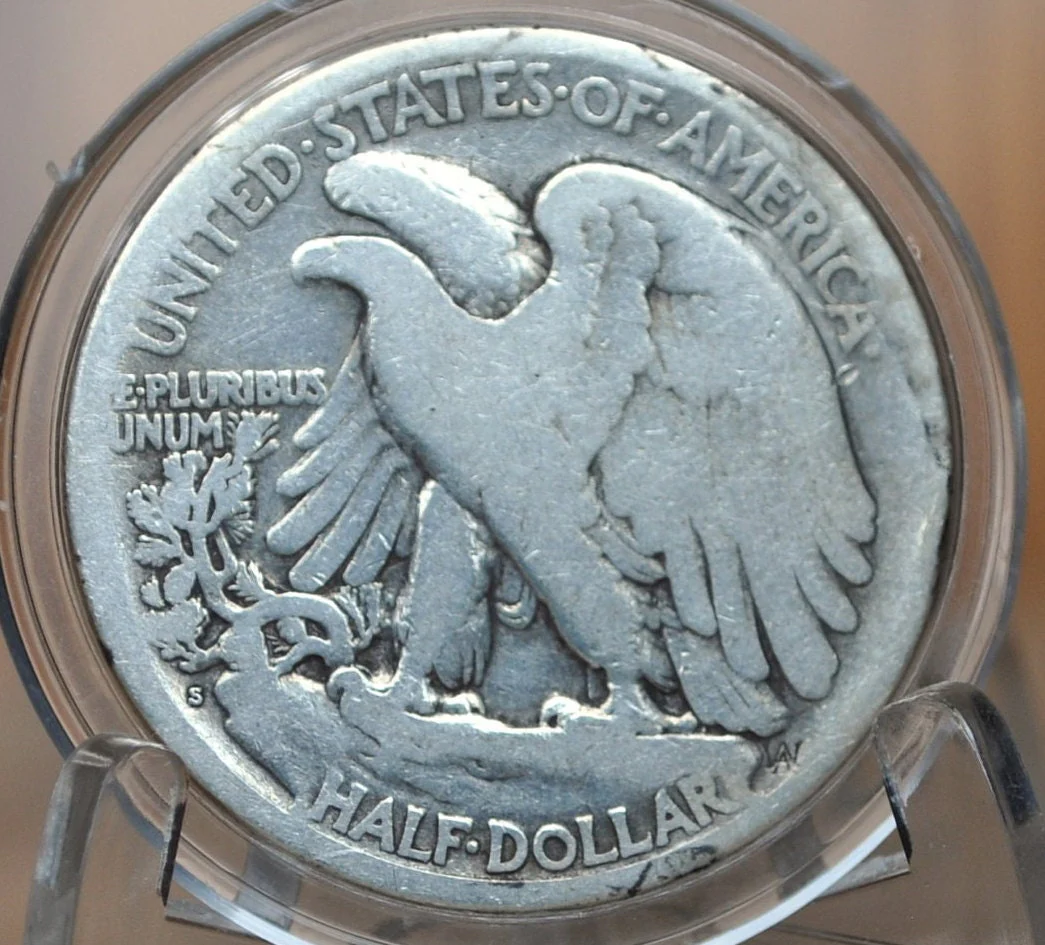 1919-S Walking Liberty Half Dollar - Choose by Grade - Silver Half Dollar - San Francisco Mint 1919 S WLH 1919 S Half Dollar - Image 2