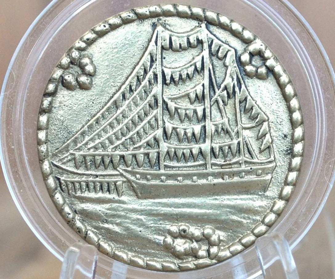 1921-1941 Commemorative Charles W. Morgan at Round Hill Massachusetts Token - Image 2