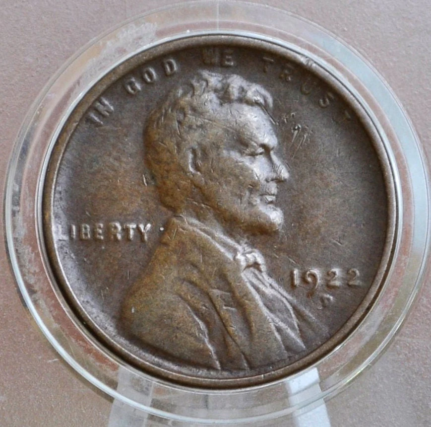 1922-D Wheat Penny - Denver Mint 1922 Wheat Ear Cent - 1922 D Wheat Back Cent - 1922 D Penny Wheat Back - Key Date - Image 4