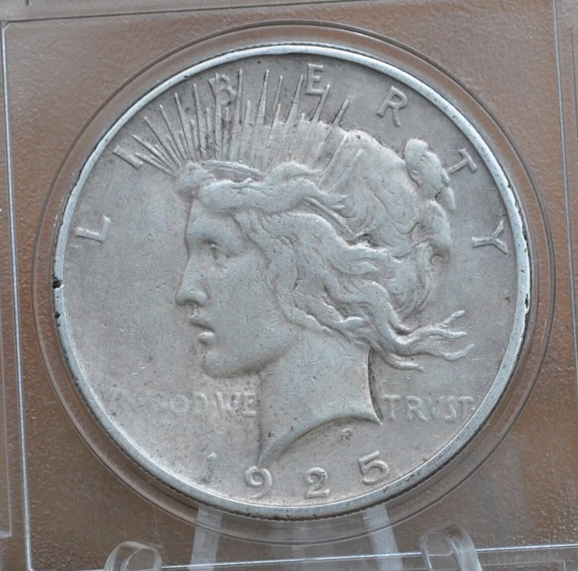 1925-S Peace Silver Dollar - Choose by Grade, VF-XF (Very to Extremely Fine) - San Francisco Mint - 1925 S Peace Dollar 1925 Silver Dollar - Image 7