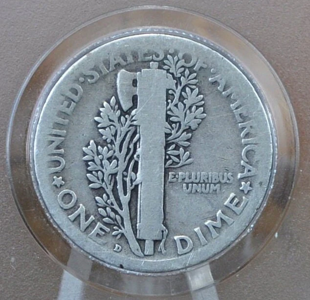 1927 Mercury Silver Dime P,D,S - Choose by Mint Mark and Grade - 1927 D Silver Dime 1927 S Dime 1927 P Winged Liberty Head Dime - Image 6