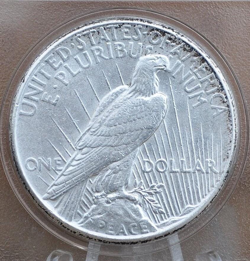 1927 Peace Silver Dollar - Choose by Grade / Condition  -Philadelphia Mint- 1927 P Silver Dollar 1927P Peace Dollar Key Date - Image 4