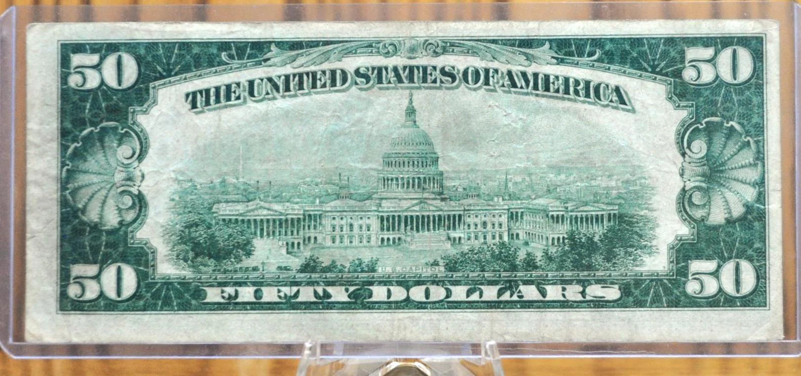 1928 Federal Reserve 50 Dollar Note - Extremely Fine (XF) - Choice of Bank - 1928 Fifty Dollar Federal Reserve Numeral Note - Fr.2100 - Image 2