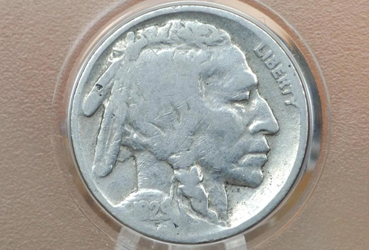 1929-S Buffalo Nickel - Choose by Grade / Condition - Clear Date - San Francisco Mint - 1929 S Nickel - Vintage US Coin - Image 5