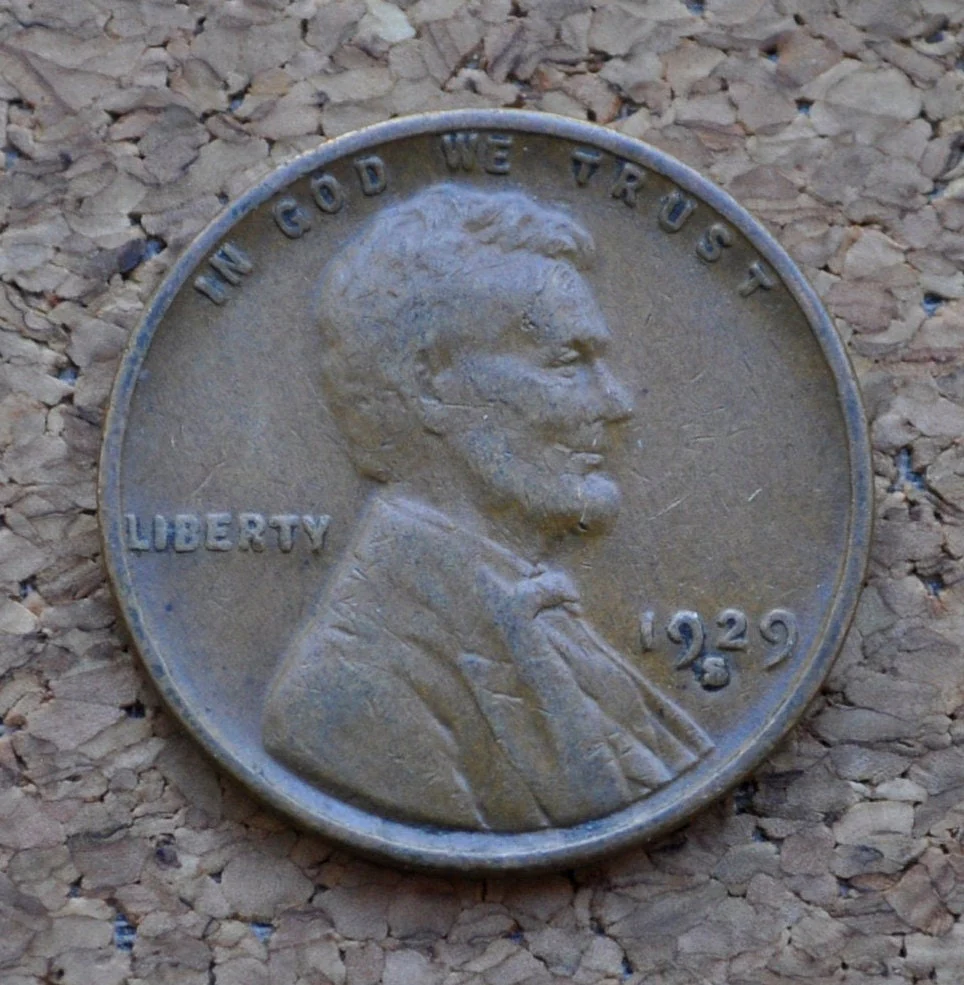 1929-S Wheat Penny - F-EF (Fine to Extremely Fine) Condition - Choose By Grade - 1929 S Wheat Ear Cent - Image 2