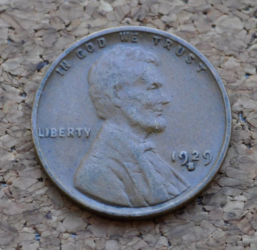 1929-S Wheat Penny - F-EF (Fine to Extremely Fine) Condition - Choose By Grade - 1929 S Wheat Ear Cent - Image 3
