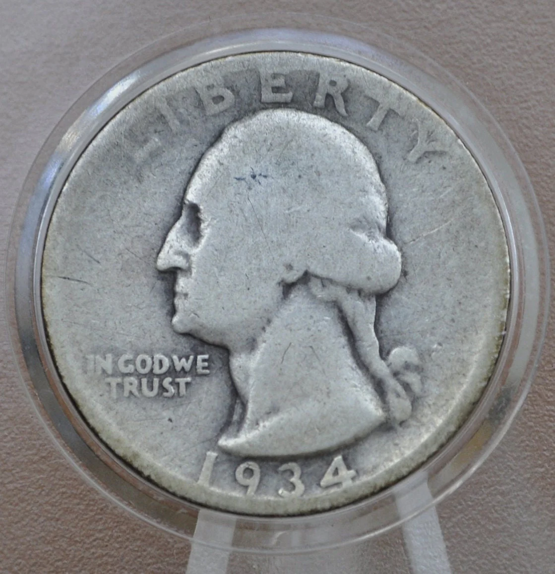 1934-D Washington Silver Quarter - G-VF (Good to Very Fine) Grade, Choose by Grade - Denver Mint - 1934 D Quarter - Better Date and Mint - Image 5