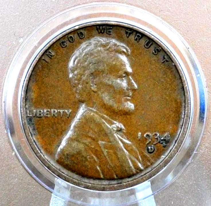 1934 Wheat Pennies, P&D Mints - Choose by Mint and Grade - 1934 Wheat Ear Cent 1934 D Wheat Back Penny 1934 - Image 8