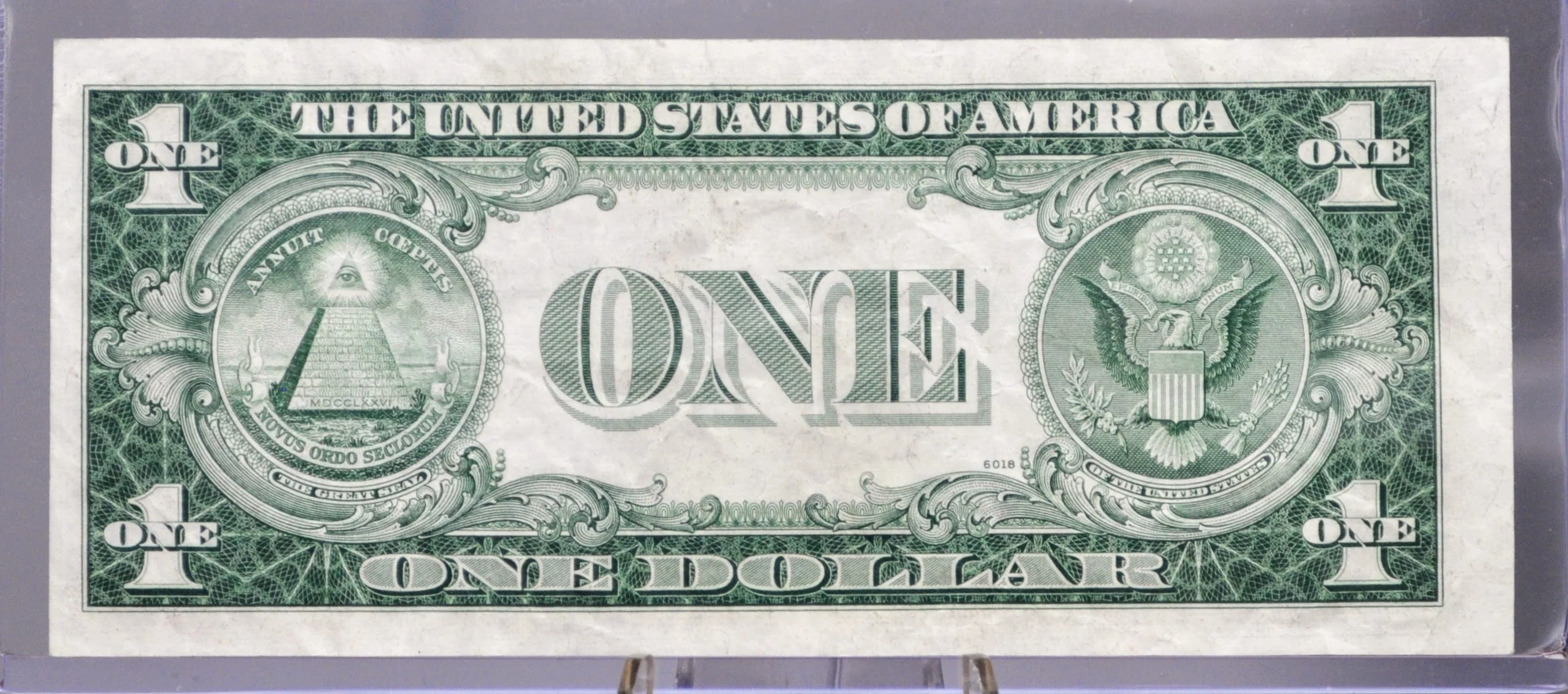 1935 E Silver Certificate 1 Dollar Note - Fancy Repeating Serial Number - 93900005 - 1935E One Dollar Blue Seal Cool Banknote - Fr#1614 - Image 2