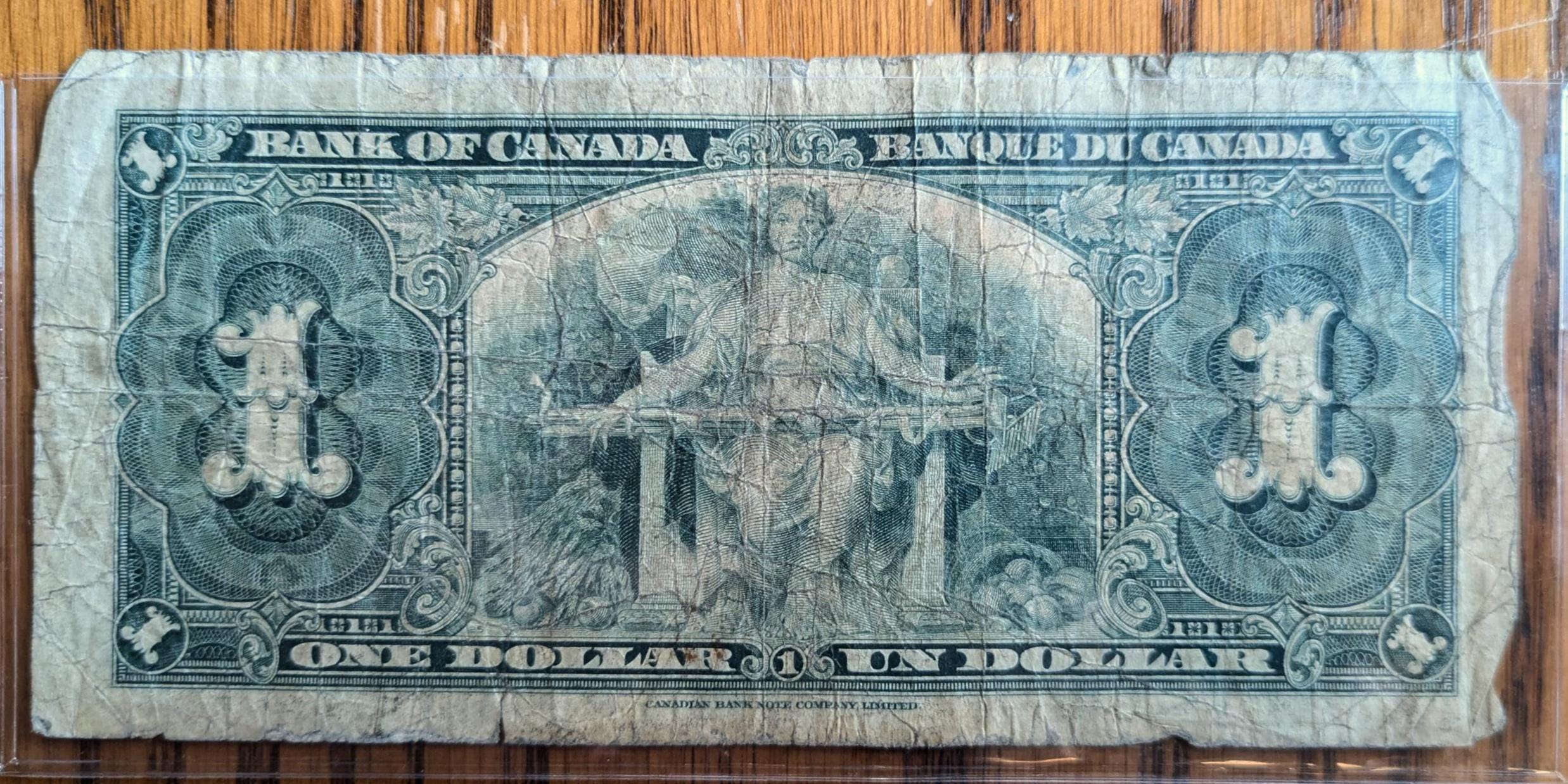 1937 Bank of Canada 1 Dollar Note - Choose by Note - Gordon/Towers, Coyne/Towers Signed - 1937 Canadian One Dollar Bill - P#58d P#58e - Image 6