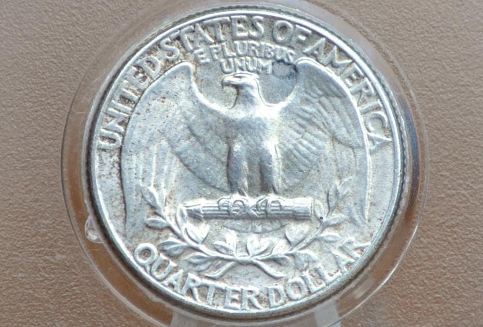 1937 Washington Silver Quarter - Choose By Grade - 1937 P Washington Quarter Philadelphia Mint 1937 Quarter - Image 2