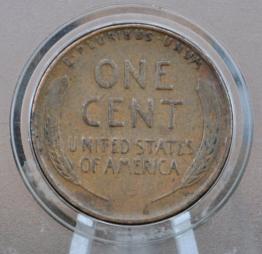 1940 P,D,S Wheat Pennies - XF/AU Grade / Condition - Philly, Denver, San Fran Mints - Wheat Back Cent 1940 D Wheat Ear Lincoln Cent 1940 S - Image 7