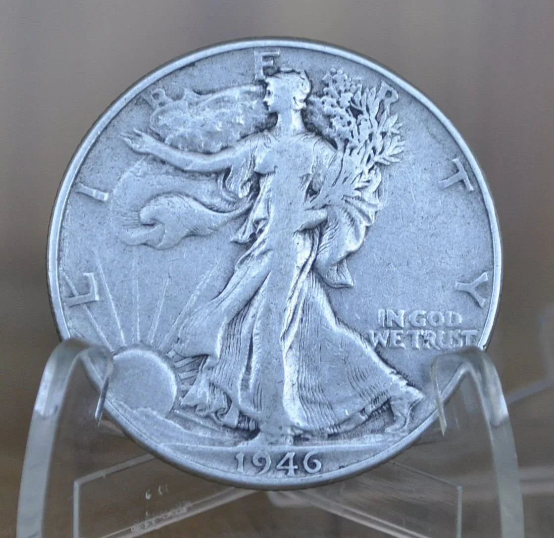 1946 Walking Liberty Silver Half Dollar - Choose by Grade - 1946P WLH 1946 - Image 8