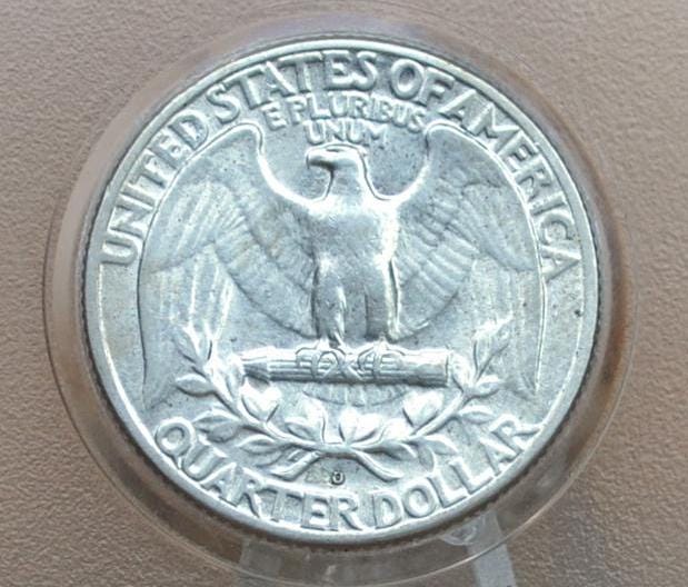 1949 D Washington Silver Quarter - Better Date - F-Xf Grades; Choose By Grade - Denver Mint - 1949 D Quarter - 1949 Washington Quarter - Image 4