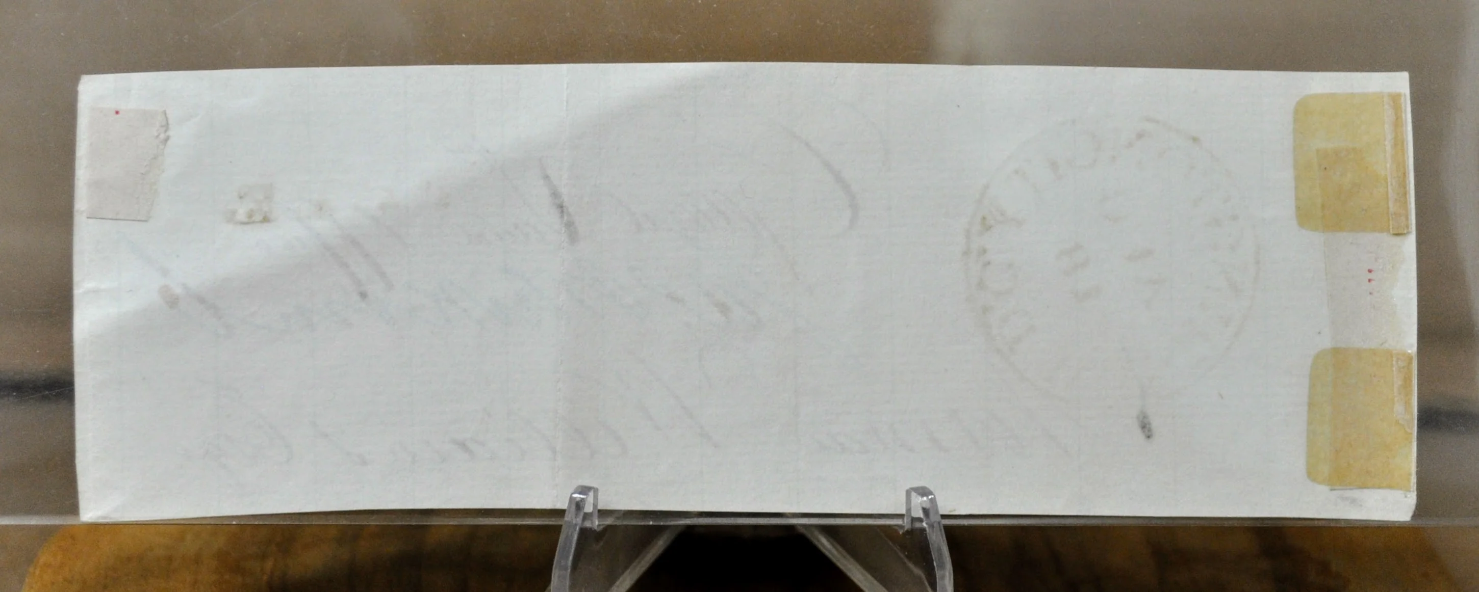 1836-41 Clipped Signed Free Frank of Jacksonian General Land Office Commissioner James W. Whitcomb - Rare Future Indiana Governor Signature - Image 2