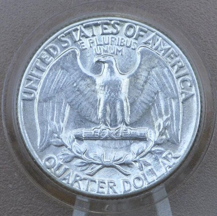 1952 P,D,S Washington Silver Quarters - Choose By Grade & Mint - Washington Quarter 1952 P Silver Quarter 1952D Quarter 1952S Washington - Image 4