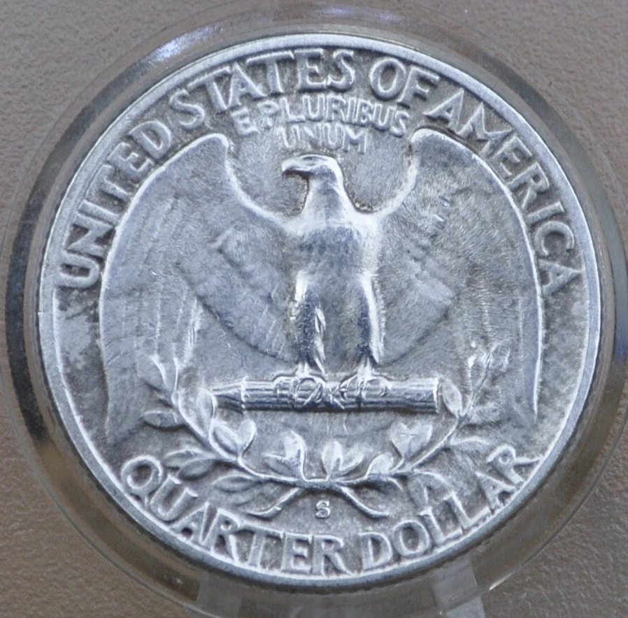 1953 P,D,S Washington Quarters - Choose by Mint and Grade - 1953 S Silver Quarter - 1953 D Washington Silver Quarter - Image 2