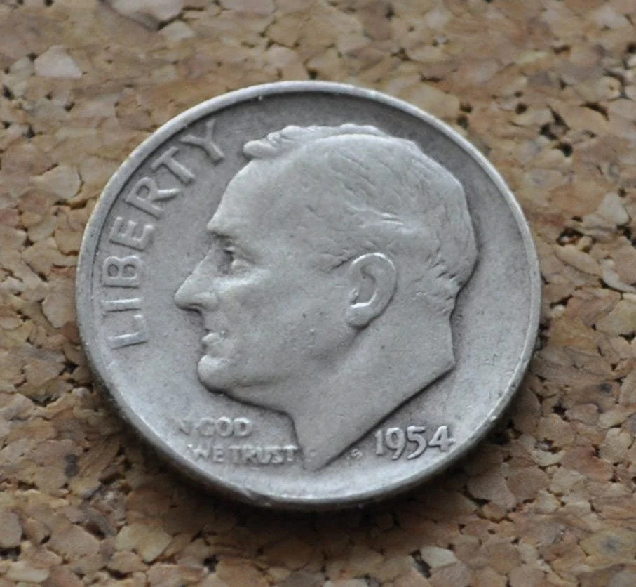 1954 Pds Roosevelt Silver Dimes - Choose Mint And Grade - Roosevelt Dime 1954 P, 1954 D Dime, 1954 S Dime - Circulated & Uncirculated Dimes - Image 6