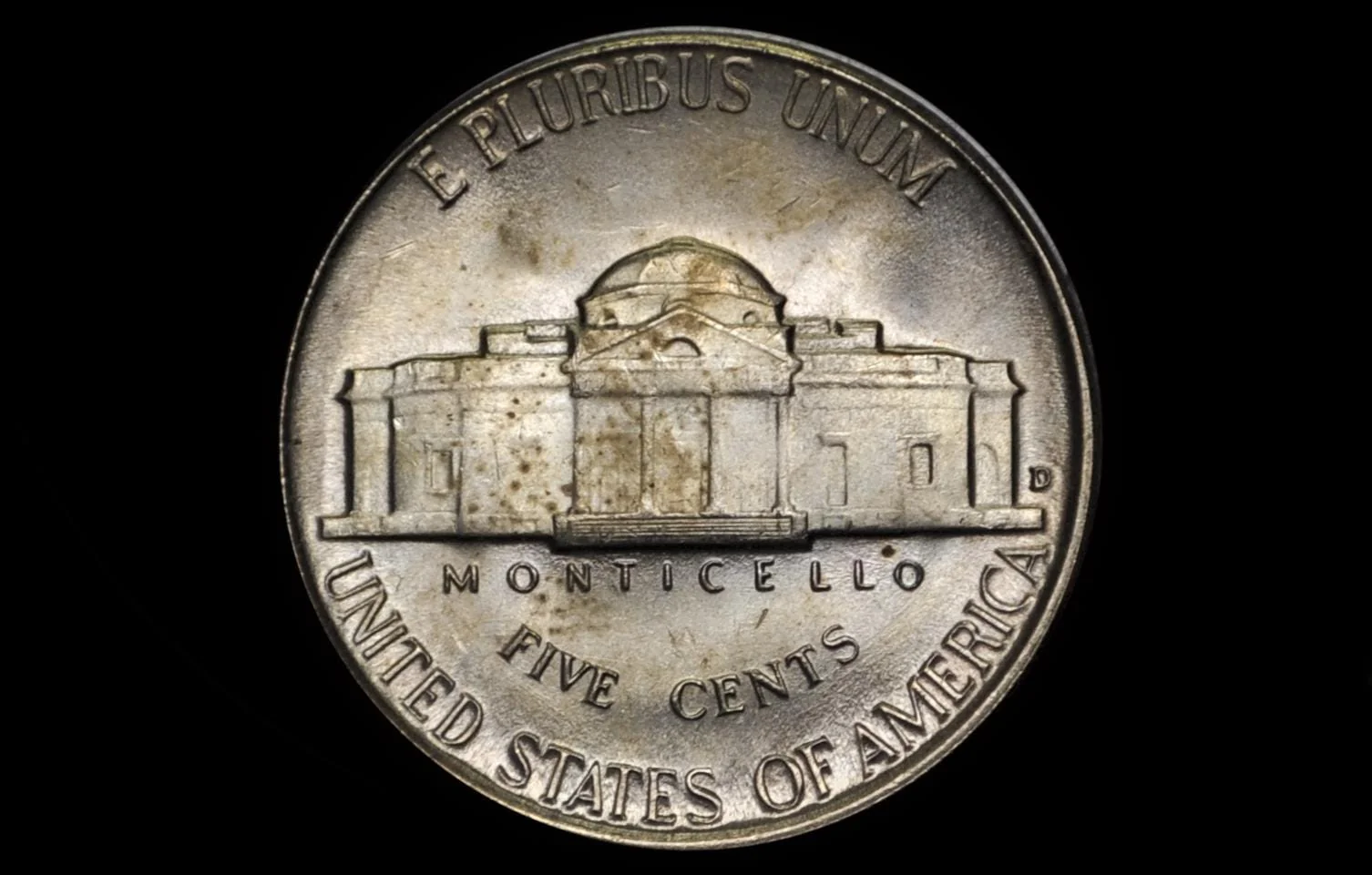 1955 D Jefferson Nickel - Great Condition - 1955 D Nickel - Denver Mint Nickel 1955 - Image 2