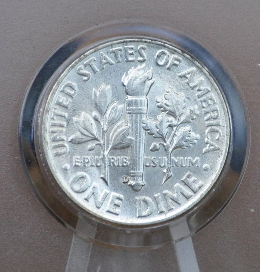 1957 P And D Roosevelt Silver Dimes - Choose Mint And Grade - Roosevelt Dime 1957 P, 1957 D Dime - Circulated & Uncirculated Dimes - Image 2