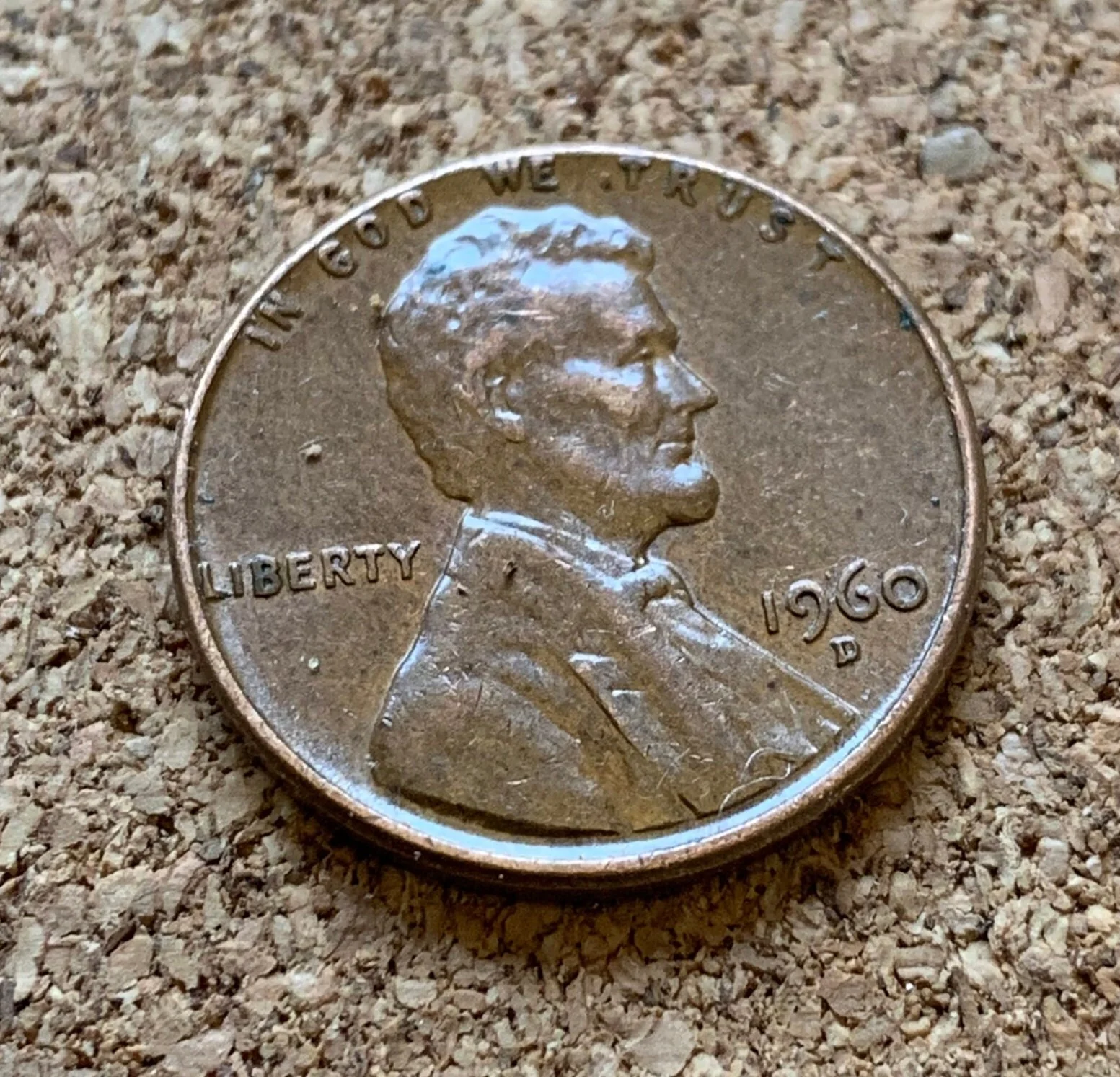 1960 D Memorial Penny; Excellent Condition - Lincoln Penny - Image 3