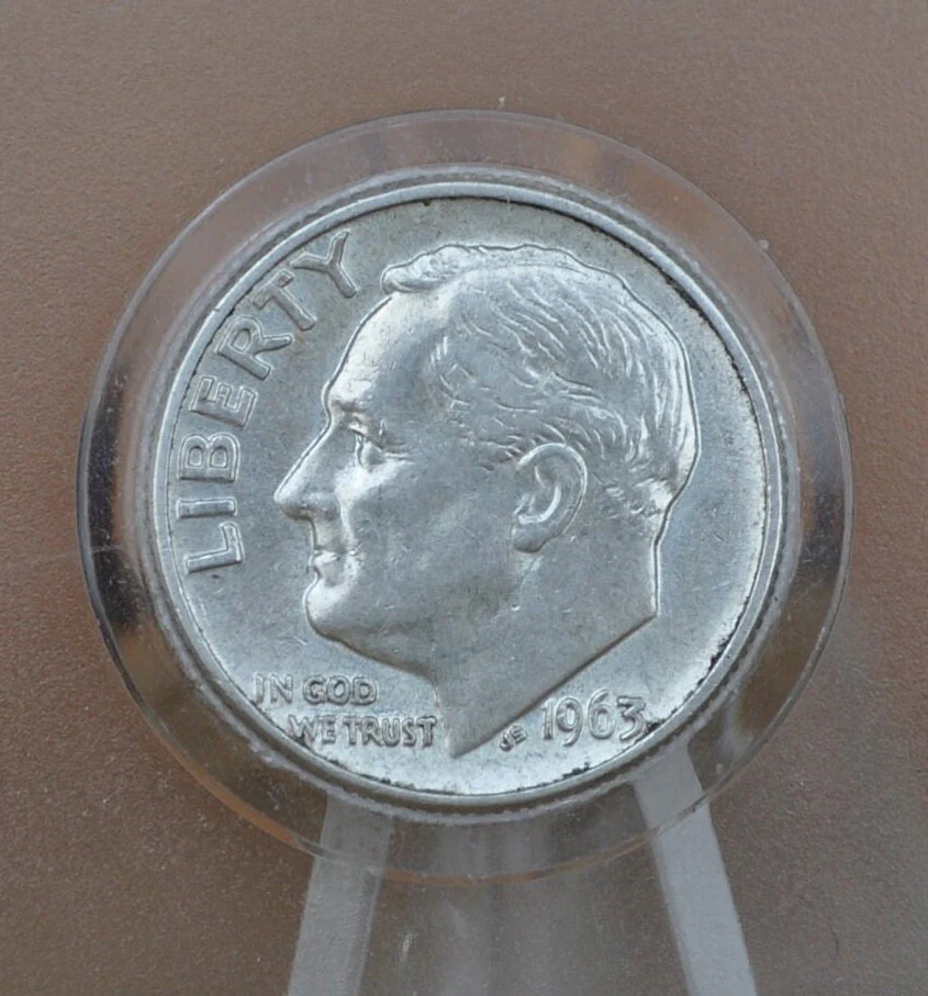1960's Roosevelt Silver Dimes - Choose by Date, Mint and Circulation - 1960s Silver Dimes -Silver Coin - Image 5
