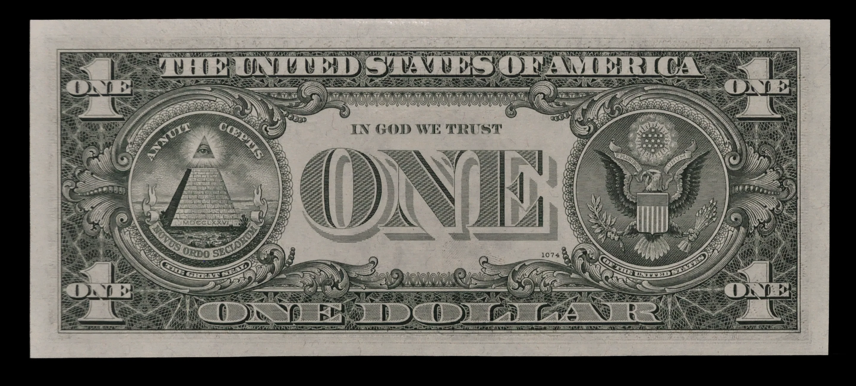 1963-B Federal Reserve 1 Dollar Star Note - Rarer Barr Signature - Uncirculated (UNC) - 1963B One Dollar Green Seal Star Note - Fr#1902-E* - Image 2