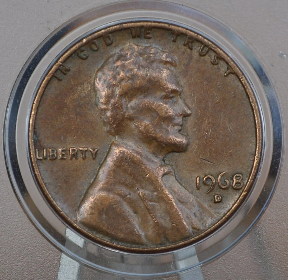1968 P,D,S Lincoln Memorial Penny - BU - Philadelphia, Denver, San Francisco Mints - Collectible Coin - 1968 P 1968 D 1968 S Memorial Cent - Image 5