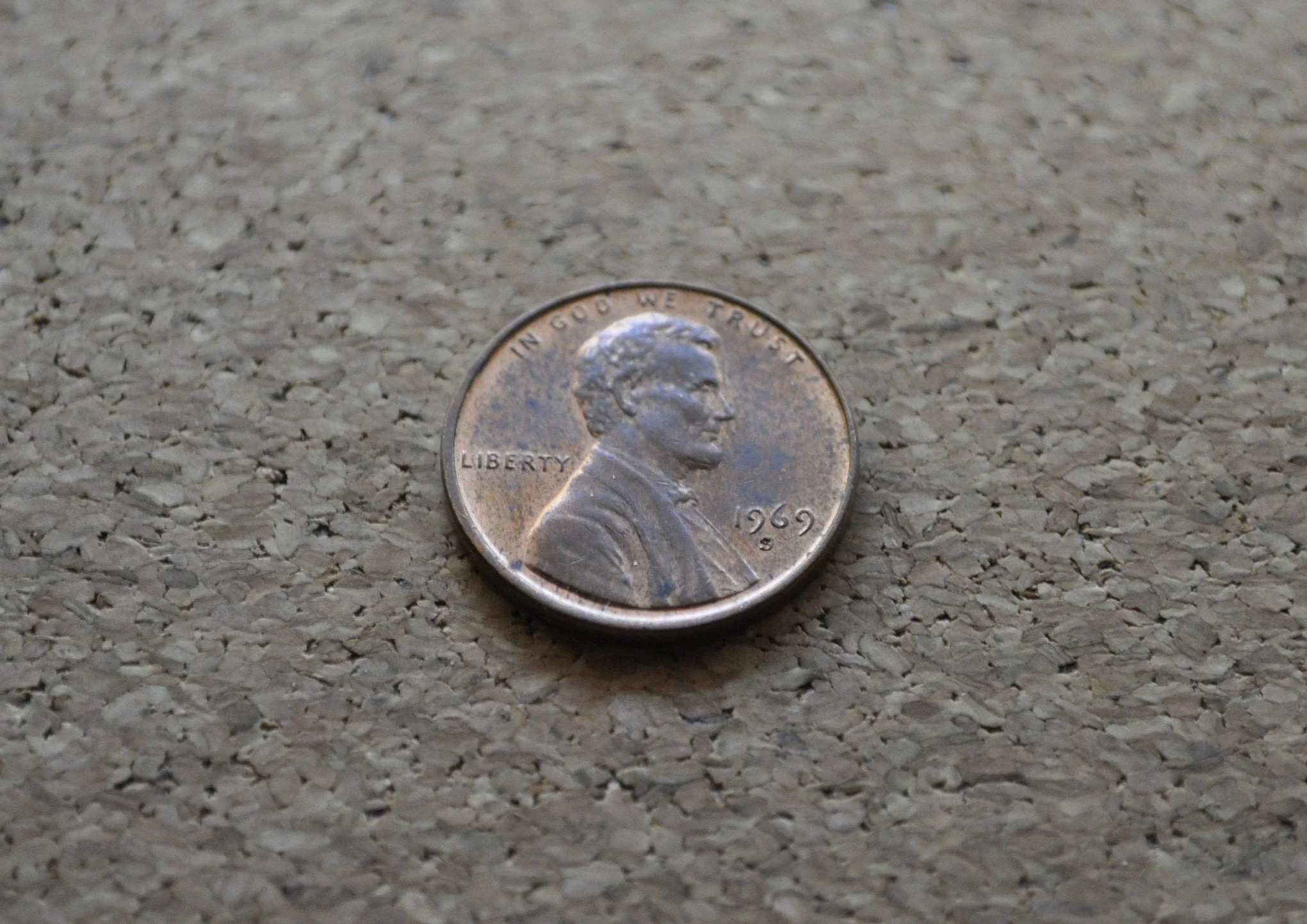 1969 S Memorial Penny - XF-AU (Extremely Fine to About Uncirculated) Condition - Collectible Coin - San Francisco Mint Lincoln Cent 1969 S - Image 3
