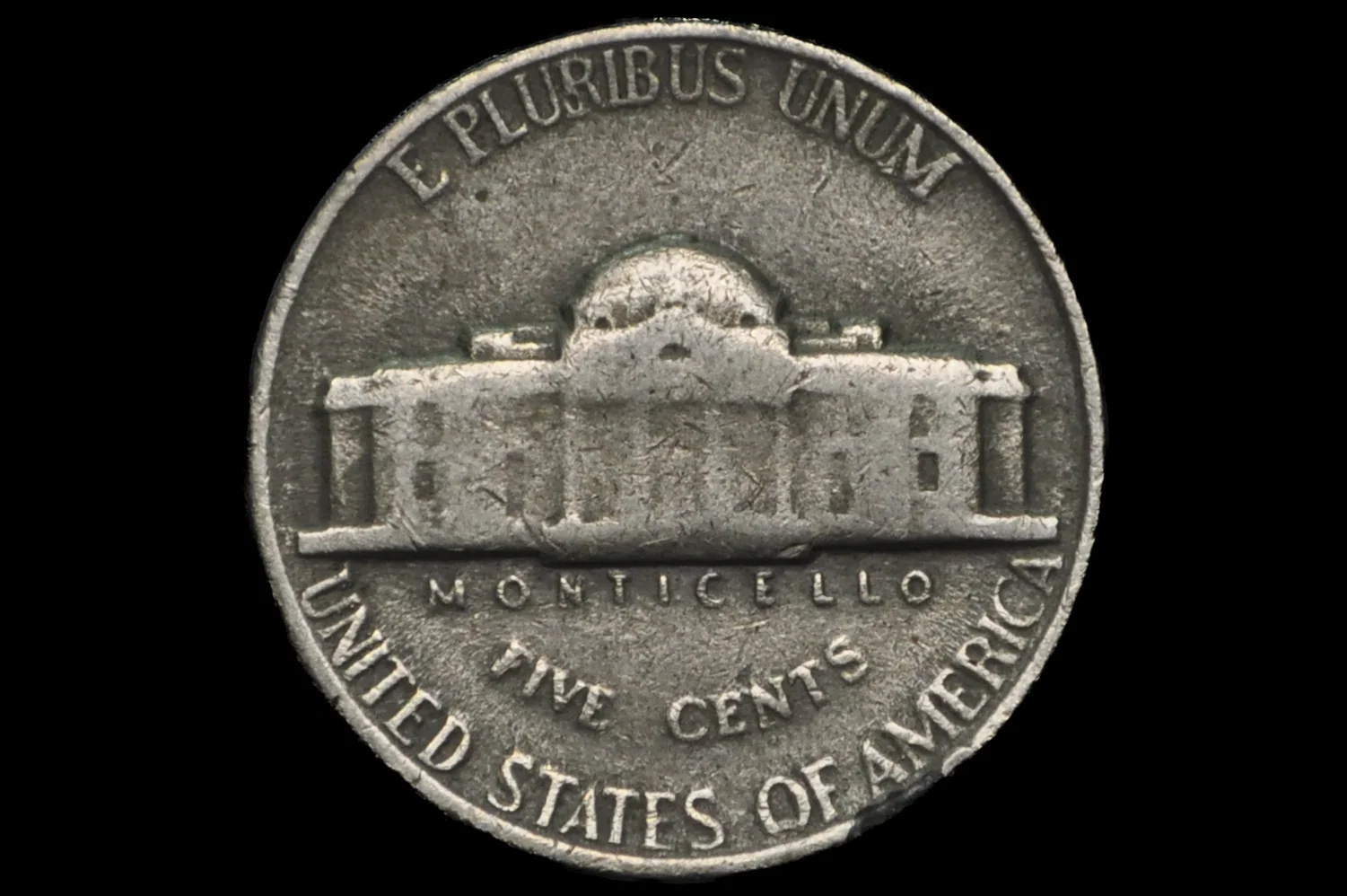 1944 Henning Nickel – WWII Counterfeit Issue – Rare & Highly Collectible - No Mint Mark War Nickel - Image 2