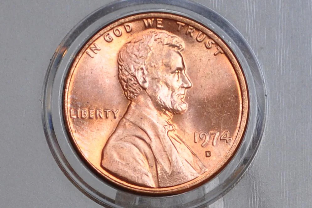 1974 P,D,S Lincoln Memorial Penny - Philadelphia, Denver, San Francisco Mints - Collectible Coin - 1974 P 1974 D 1974 S Memorial Cent - Image 5