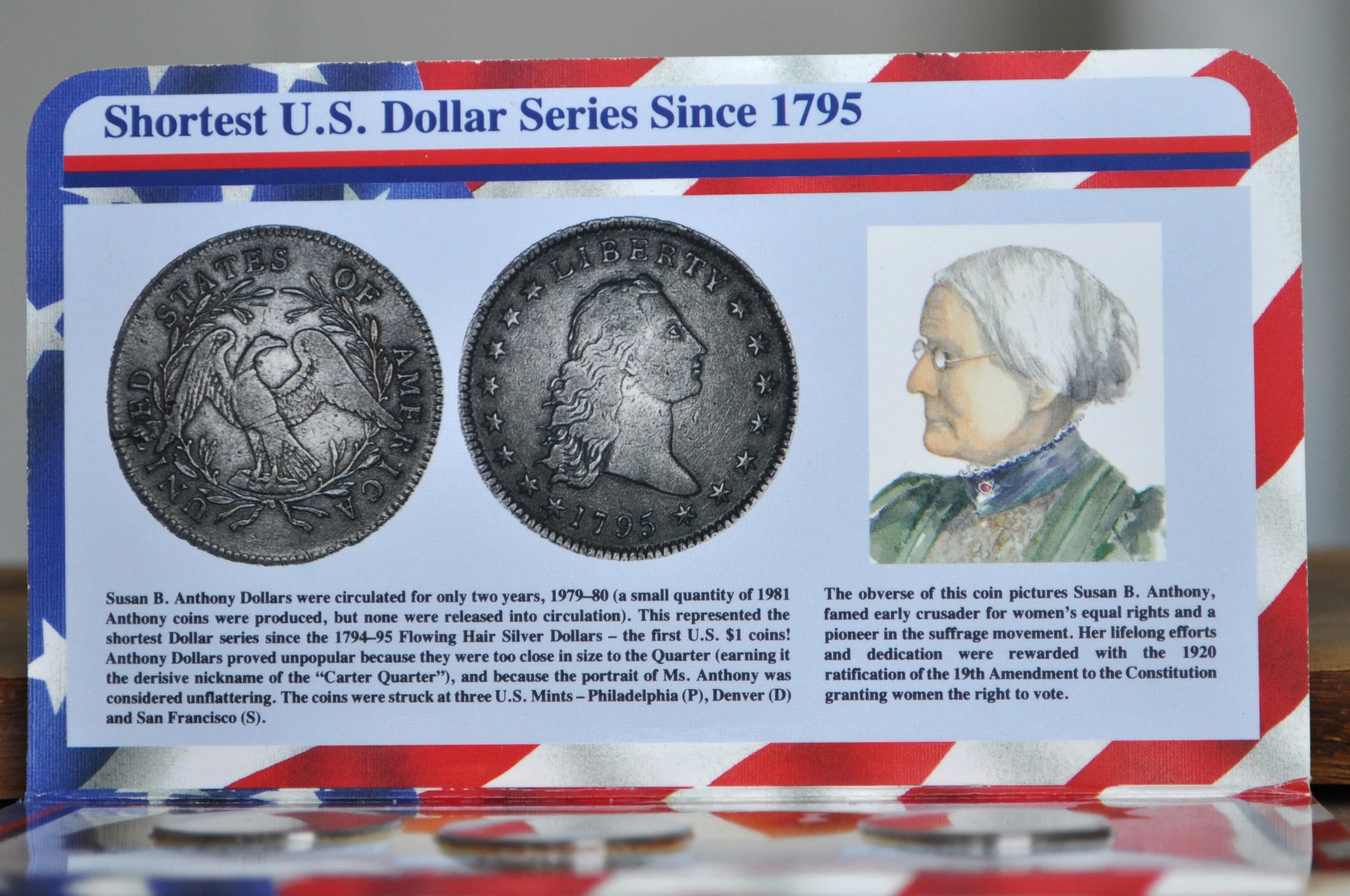 1979 United States Susan B. Anthony Dollar Mint Set - Denver Mint, Philadelphia Mint - 1979 US Dollar Coins Mint Set - - Image 3