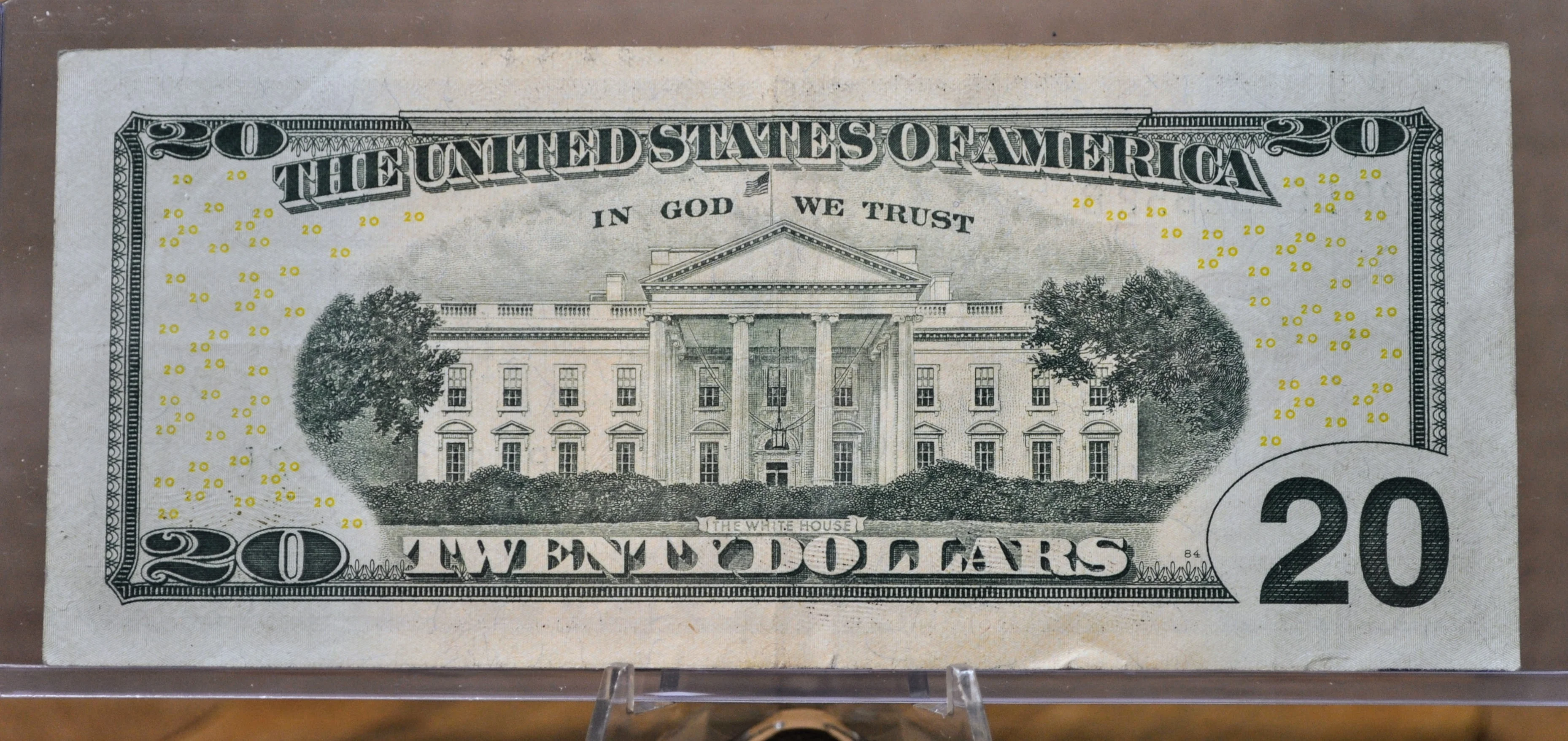 2017A Fancy Pattern Serial Number 20 Dollar Note - 95252652 - 2017 Twenty Dollar Fancy Serial Number Note - Fr.7001-B - Image 2
