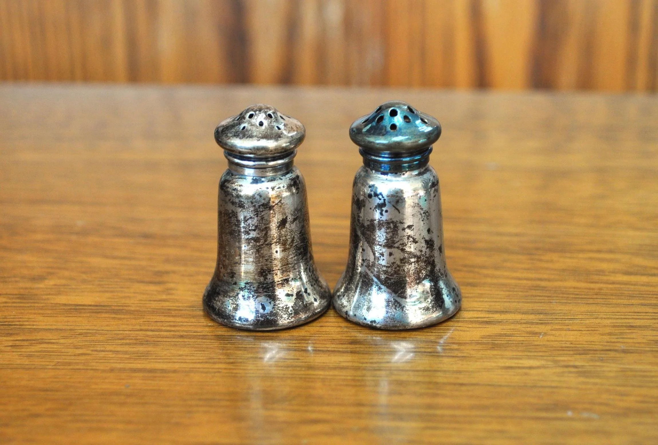 Antique Gorham A3136 Sterling Silver Shakers - Gorham Salt and Pepper Shakers - Gorham Spice Shakers - Image 2