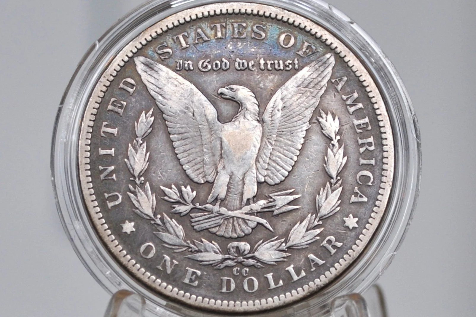 Authentic 1893 CC Morgan Dollar - VF - 1893 Carson City Mint Silver Dollar - 1893CC Morgan Silver Dollar - Tough Date! - Image 2