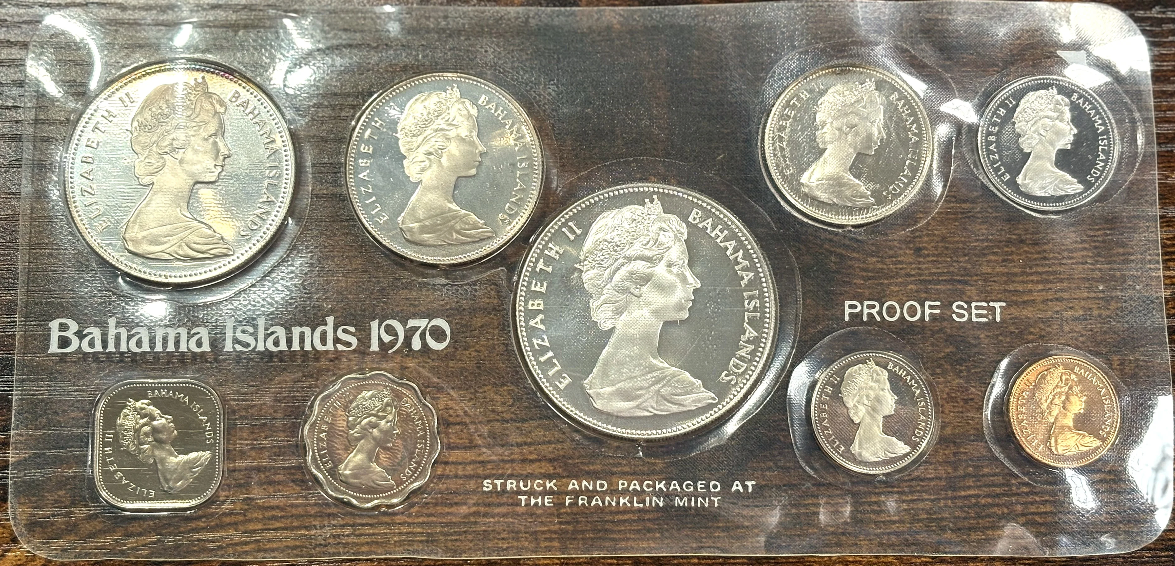 Coins of the Bahamas 1970 Proof Set - 1970 Proof Set Coinage of the Bahamas - Image 3