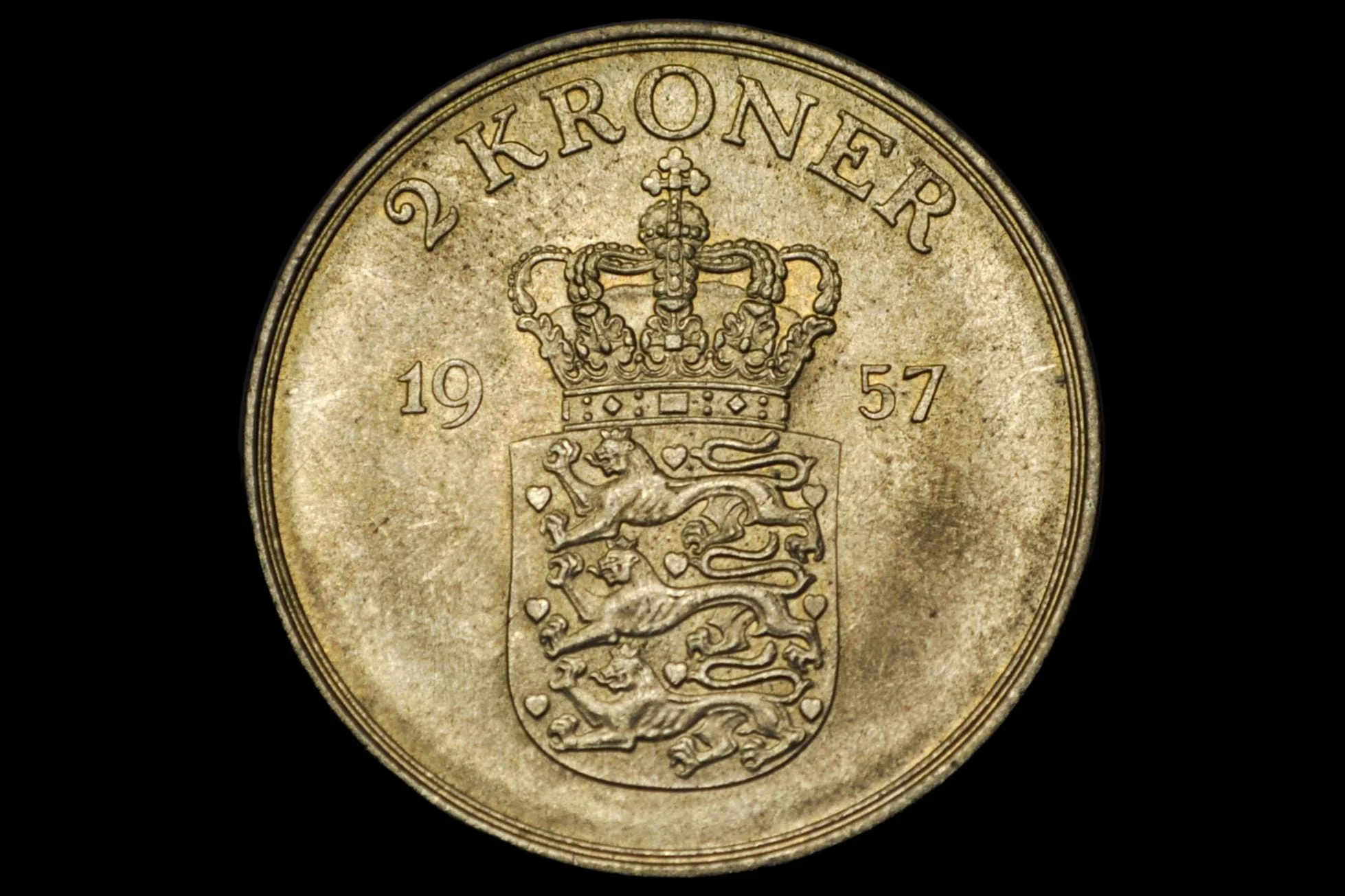 Denmark Heart Kroner Coin - Great Condition - Danmark Kroner - Two Hearts Coin - Ideal for Jewelry - Heart Coins - Image 17