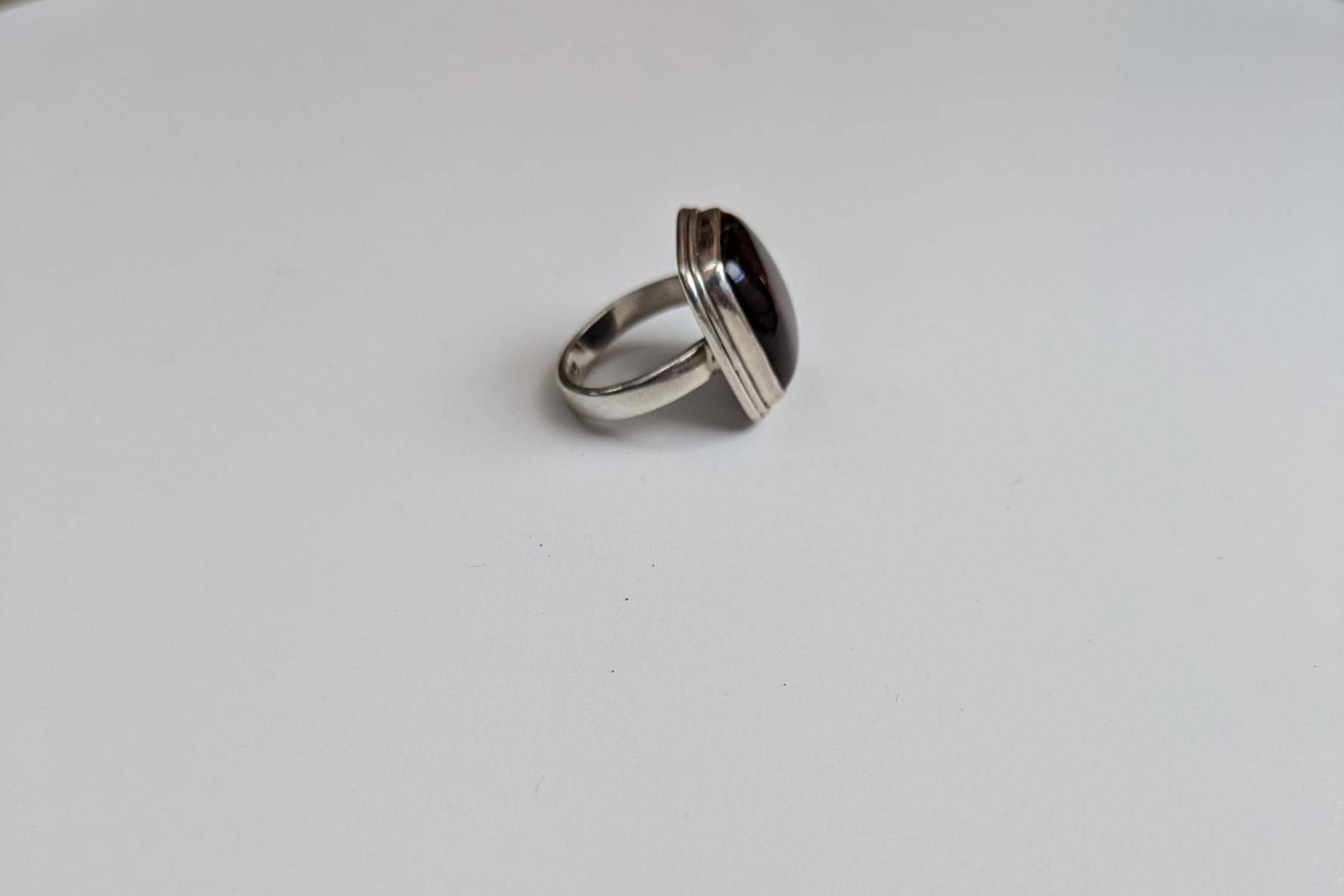 Dynamic Sterling Silver Tiger's Eye Square Ring - Size 9 - 925 Tiger's Eye Square Ring - Image 2