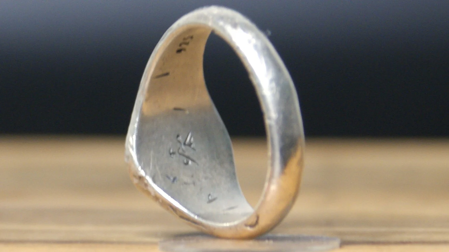 Salty x Chris Miyashiro Sterling Silver Limited Edition Spirit Crest Size 12 - The Chris Miyashiro Collection Size 12 Spirit Crest Ring - Image 4