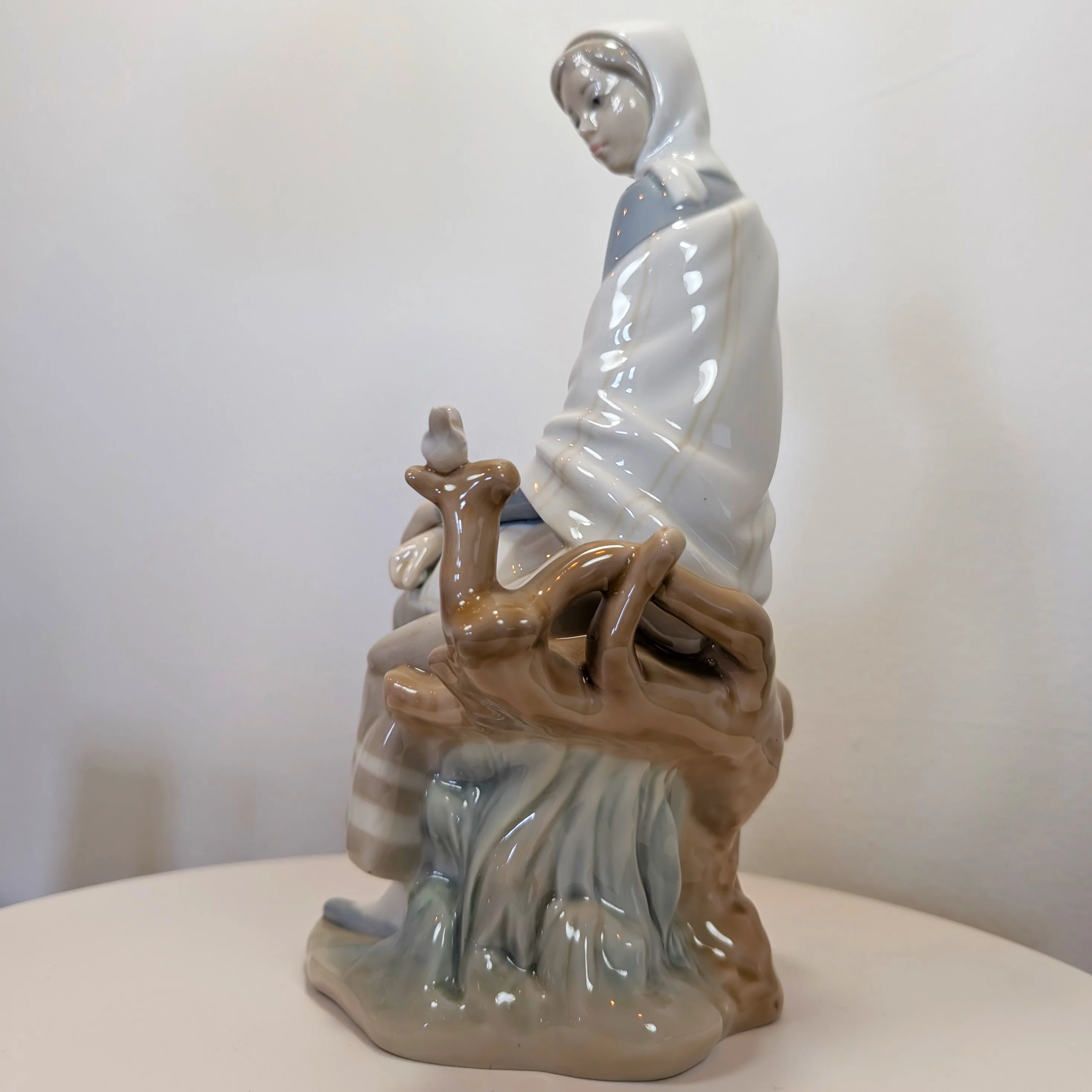 LLADRO New Shepherdess #4576 Glossy Porcelain Figurine - Like New - No Box - Image 3