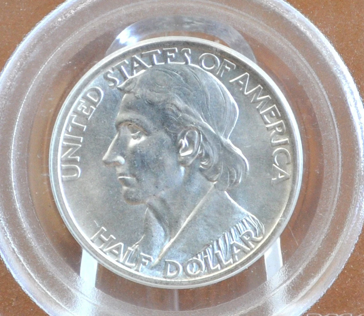 PCGS MS64 1935 Boone Commemorative Half Dollar - MS64 PCGS Boone Half Dollar Commemorative 1935 - Image 3