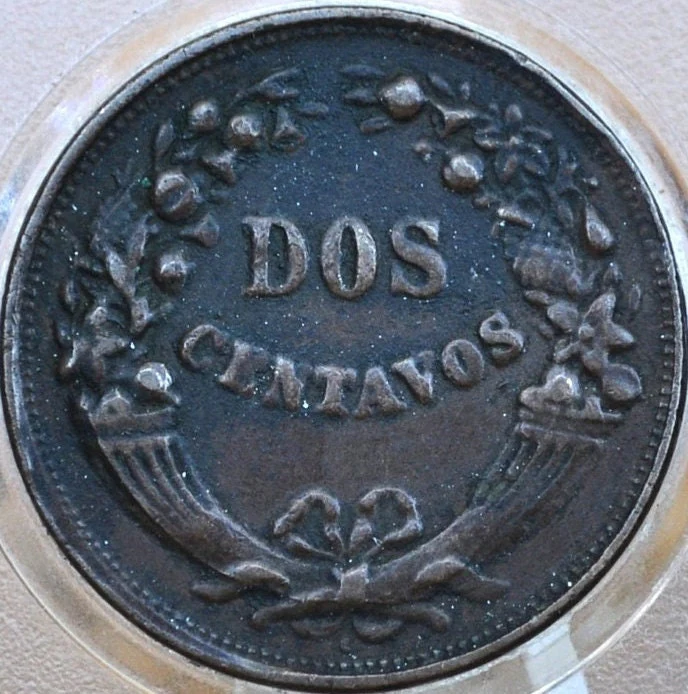 Peru 1920 Dos Centavos Copper Coin - Image 2