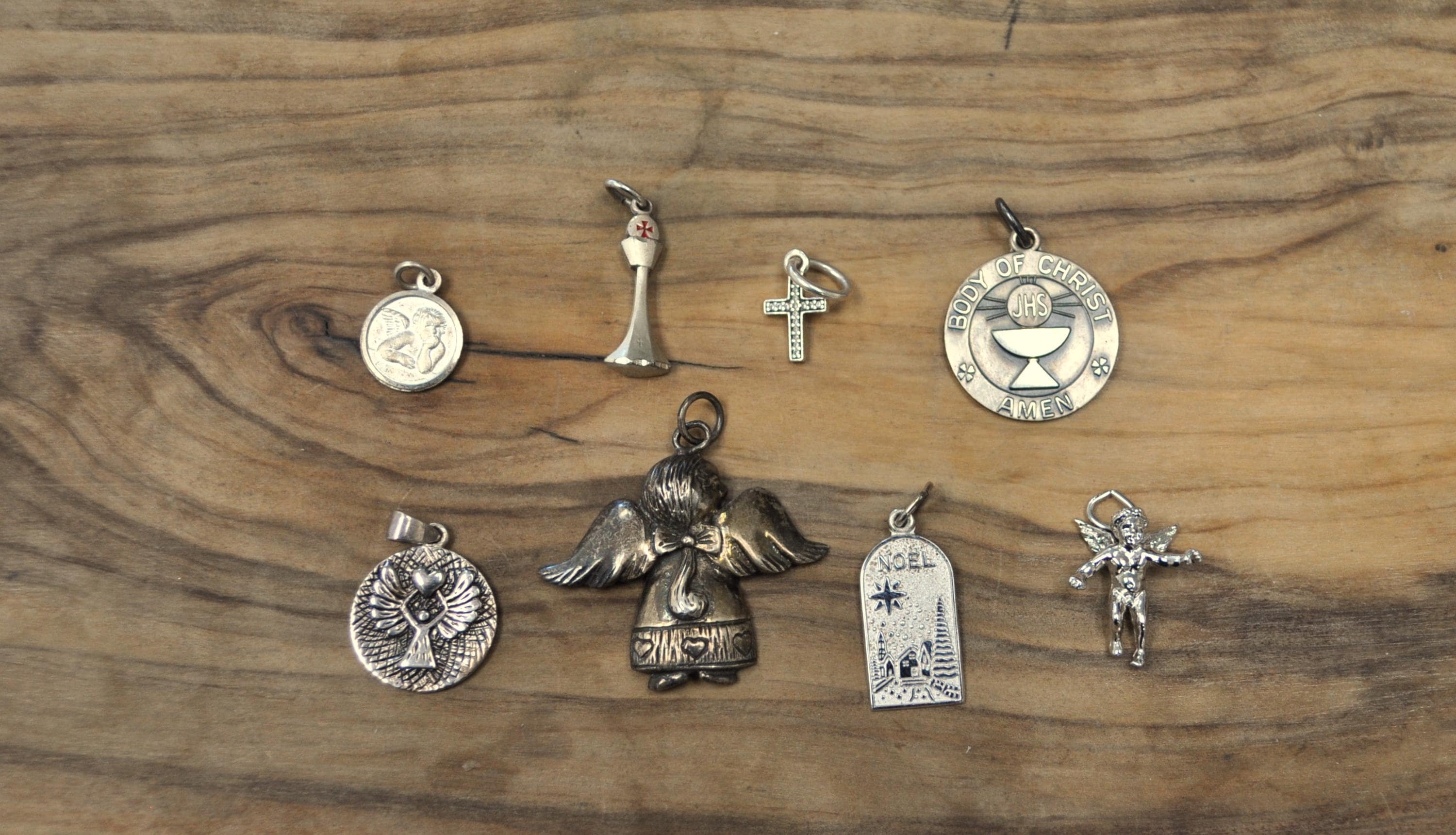 Religious Sterling Silver Charms! Choice of Charm! - Jesus Christ Charms, Mary Magdalene Charms, Saint/Pope Charms, Children Charms & More! - Image 2